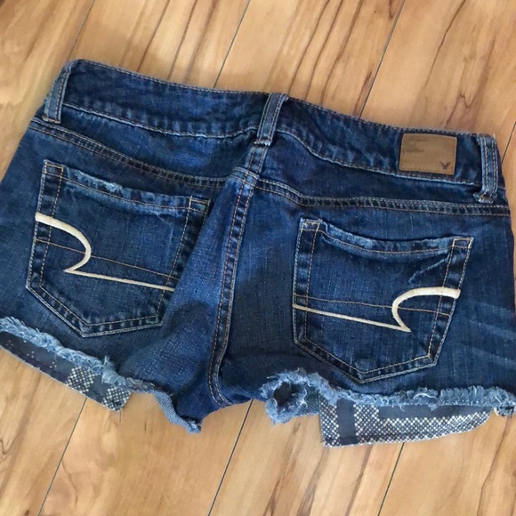 American Eagle Outfitters Blue Denim Jean Shorts 2 - Picture 2 of 5